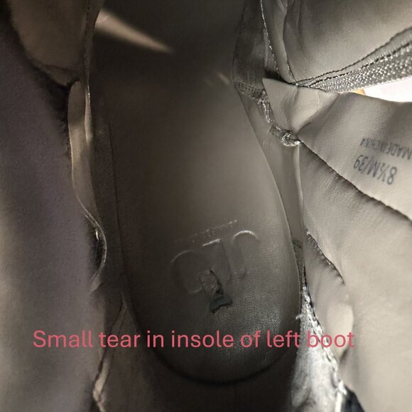 JLO by Jennifer Lopez Emalee Platform Ankle Boot ln Gray Beige / Greige Size 8.5 - Picture 7 of 7